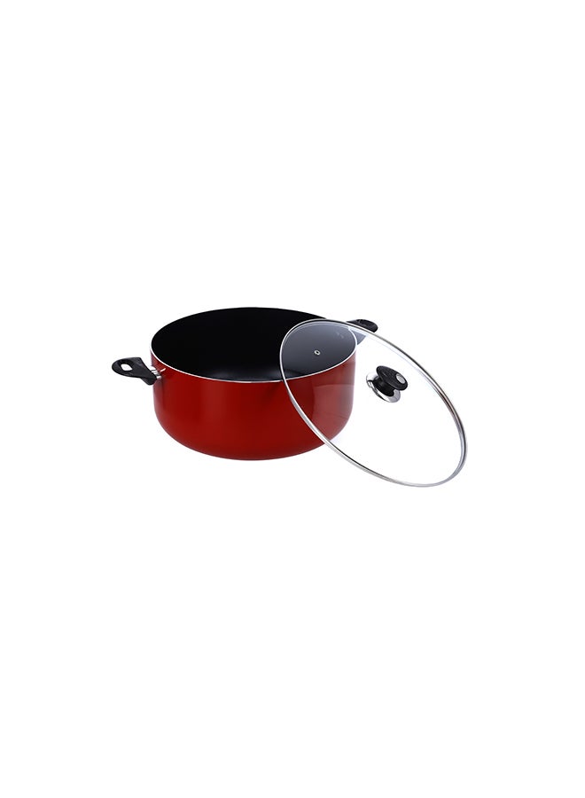 Casserole With Lid Red 50cm