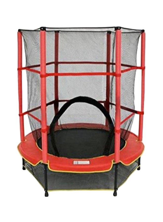 Heavy-Duty Indoor Jumper Trampoline With Safety Net For Secure And Safe Play Time