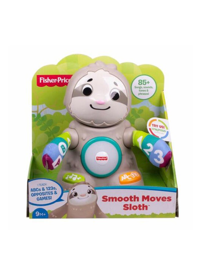 Linkimals Learning Toy Smooth Moves Sloth with Interactive Music and Lights for Infants and Toddlers