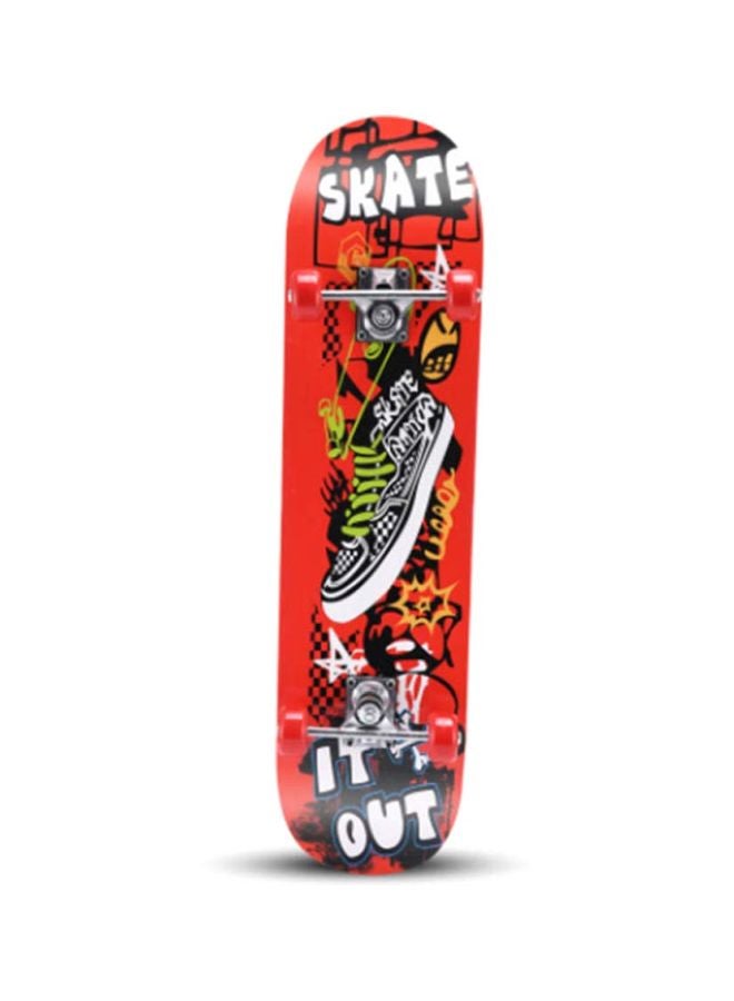 Printed 4-Wheel Patterned Skateboard Amusing Sports Equipment Outdoor Toy 80x23.5x13cm