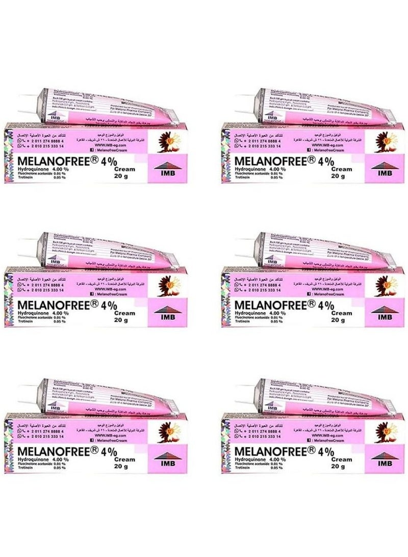 Melanofree facial whitening kit 6 pieces