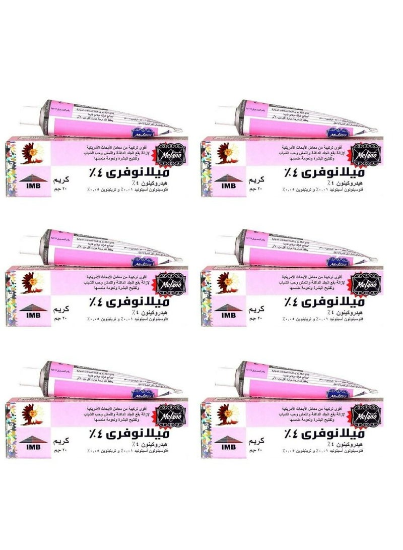 Melanofree facial whitening kit 6 pieces