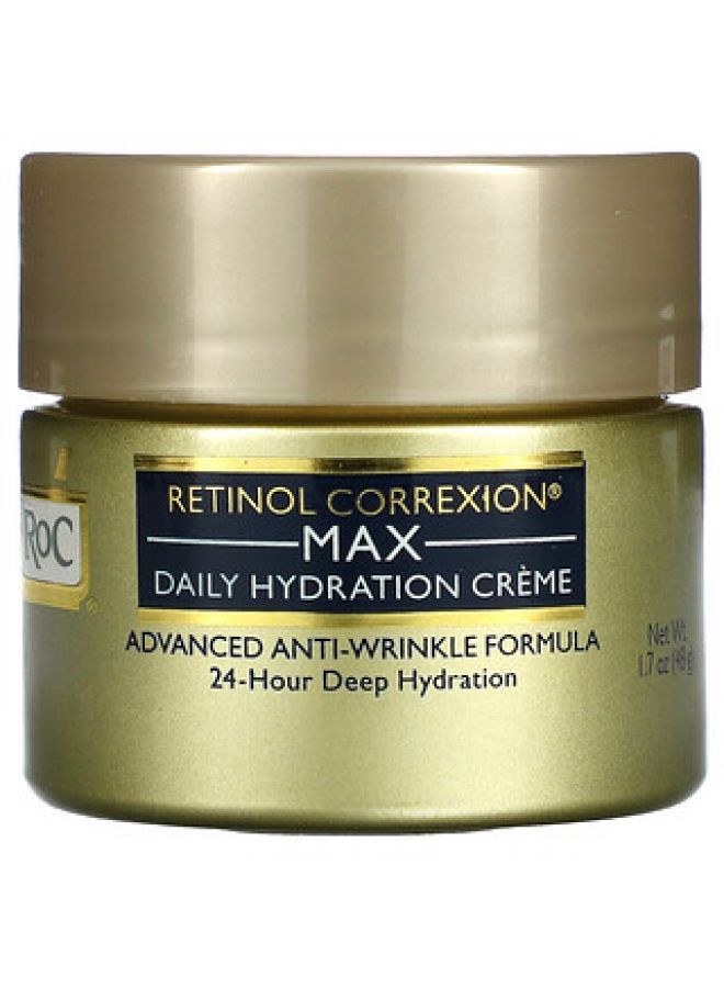 RoC Retinol Correxion Max Daily Hydration Creme 1.7 oz 48 g