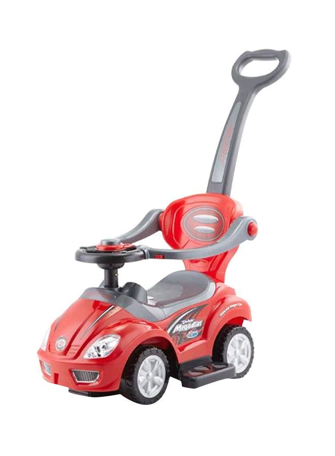 3-In-1 Push And Pedal Ride On Toy 84.4x84.7x43.5cm