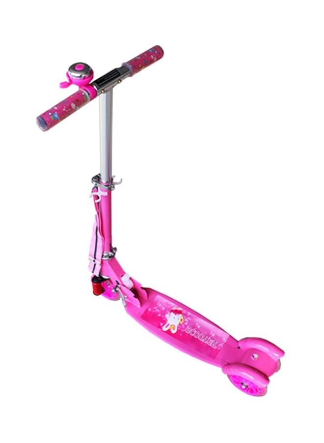 Three Wheel Ride On Scooter Pink 75x60x15cm
