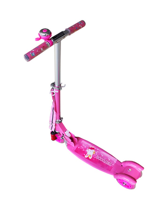 Three Wheel Ride On Scooter Pink 75x60x15cm