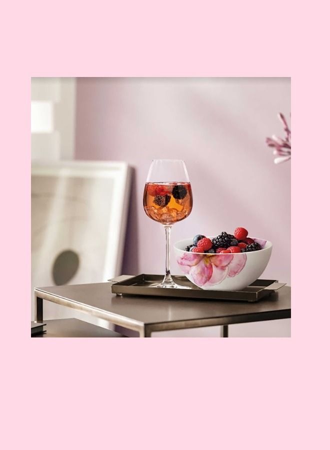 4-Piece Rose Gardern Red wine glass