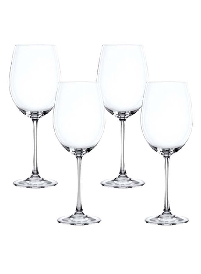 4-Piece Vivendi Bordeaux Glass Set Clear 4 x 25.1cm