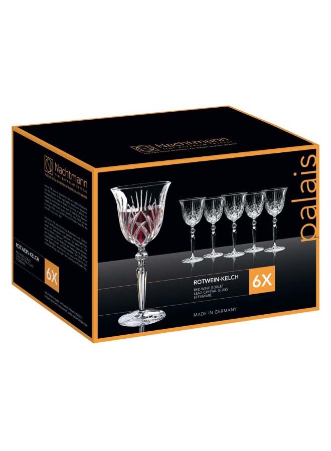 6-Piece Palais Glass Set Clear 6 x 18.8cm