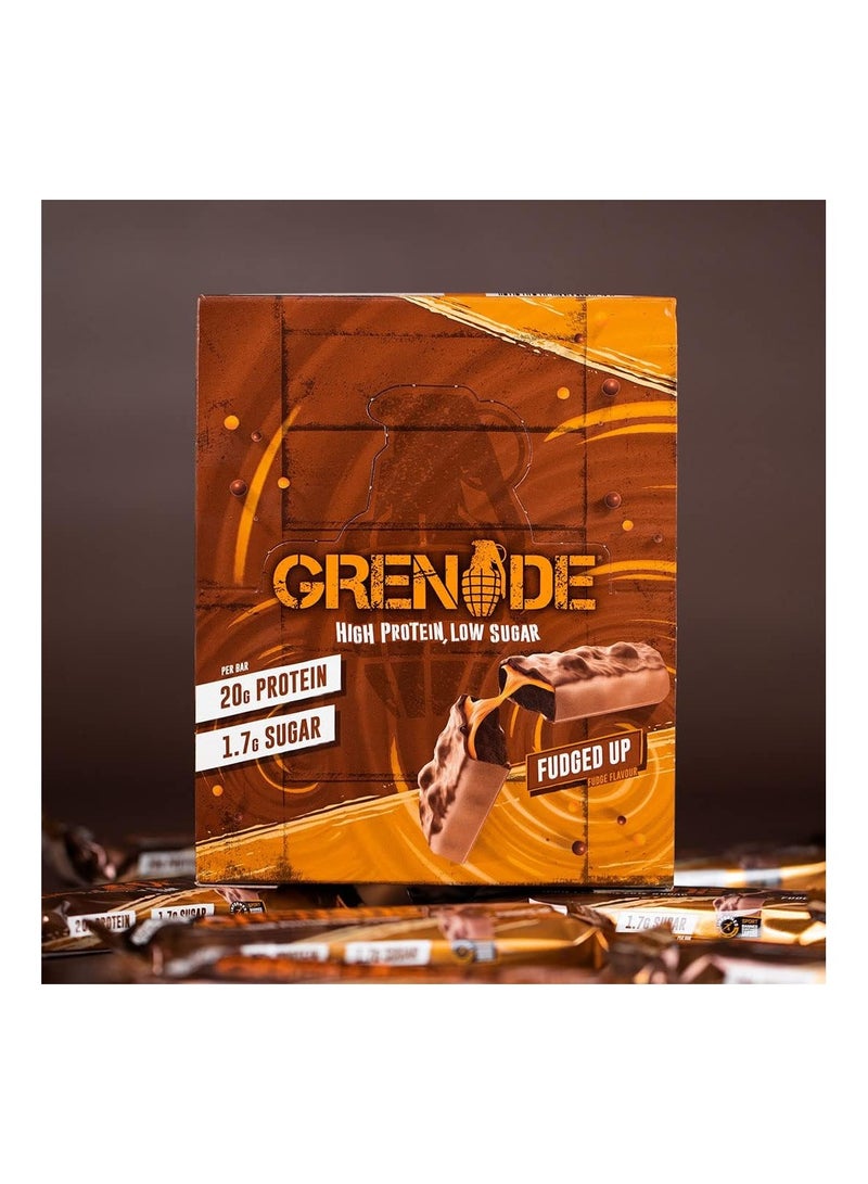 Grenade high protein and low sugar fudged up 12×60 g