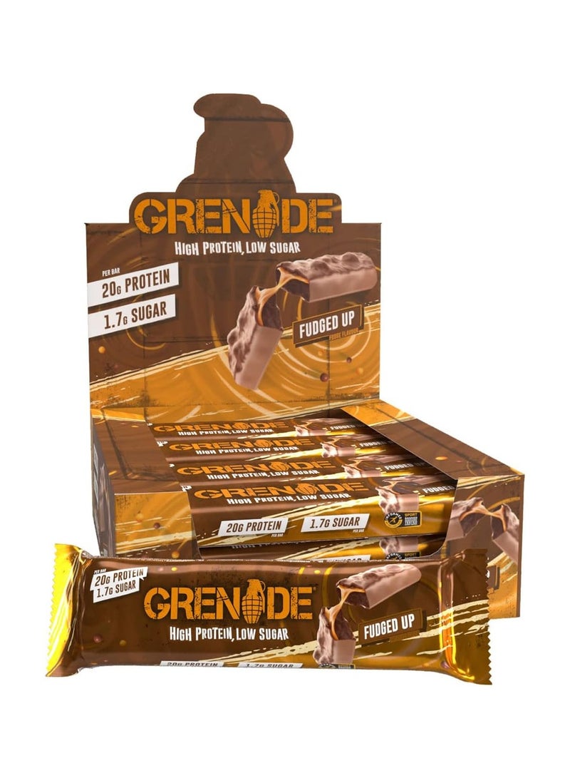 Grenade high protein and low sugar fudged up 12×60 g