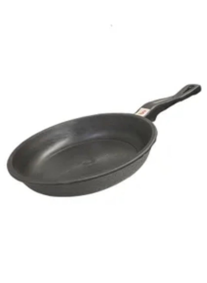 Pre-Seasoned Cast Iron Fry Pan Made in India Black 21cm