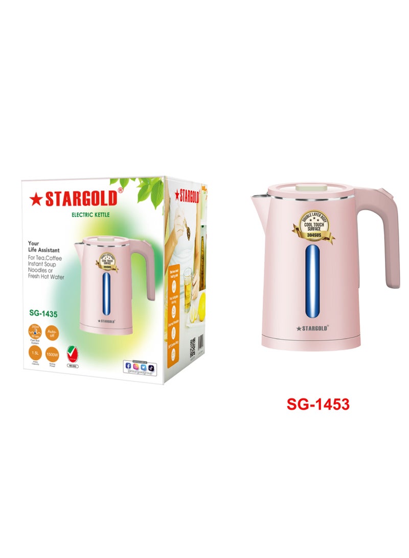 Electric Kettle 1.5 Litre with Auto Turn-Off Kettle 1500W