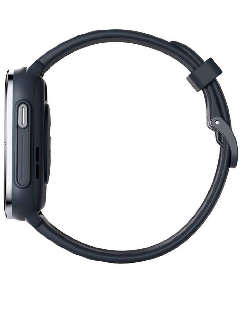 Watch C3 Bluetooth Calling Smart Watch 1.85 Inch HD Screen Dual Straps Optical Heart Rate Sensor SpO2 Sensor Accelerometer Bluetooth Connectivity 2 ATM Waterproof Smartwatch