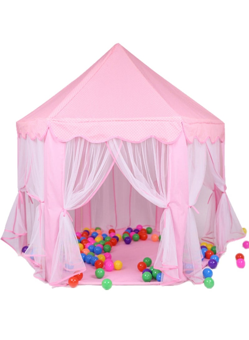 Princess Tent for Kids Castle Playhouse Tent Large Kids Play Toys for Indoor Outdoor