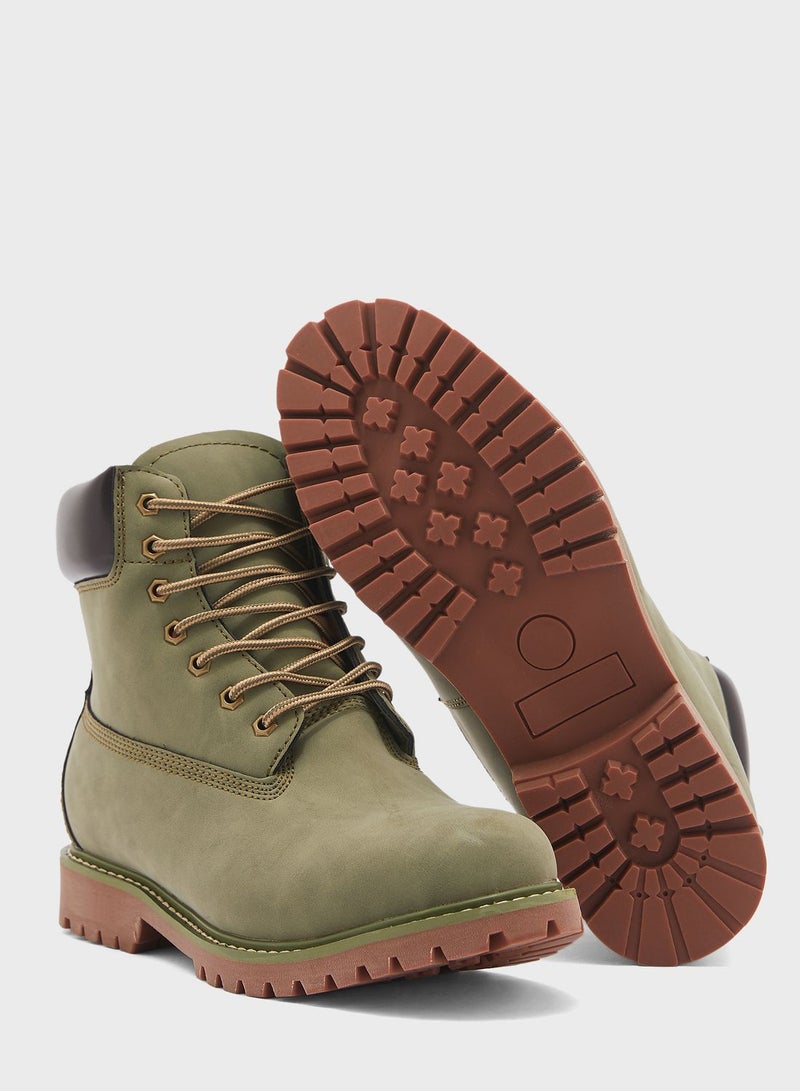 Casual Utility Boots