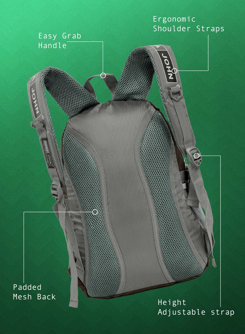 Classic Students School Backpack Brown