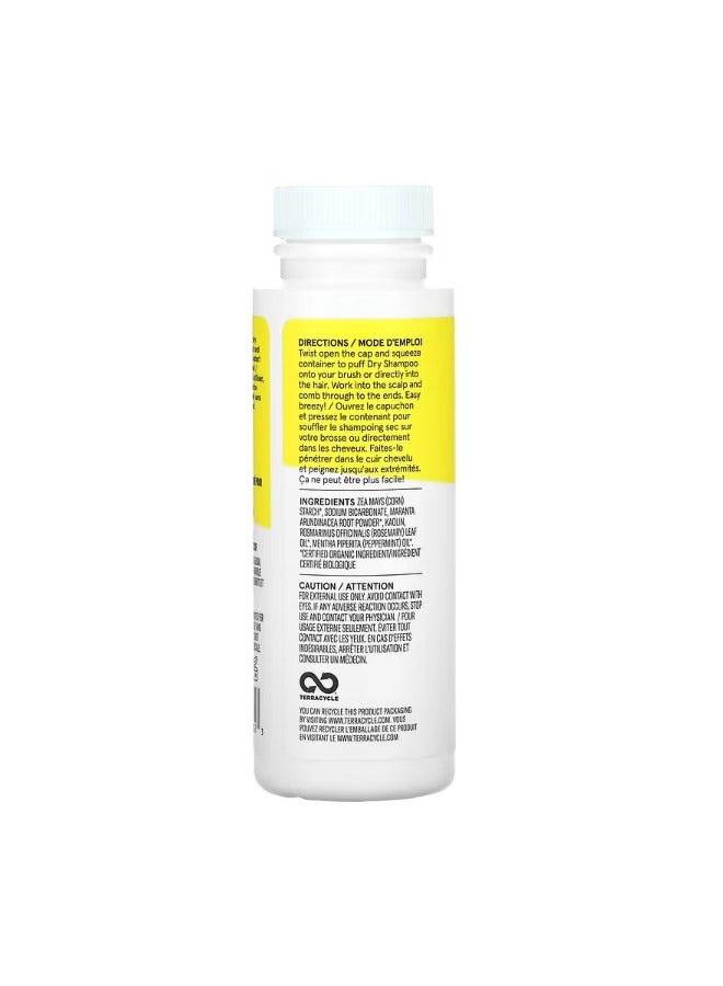 Dry Shampoo All Hair Types Rosemary  Peppermint 1.7 oz 58 g