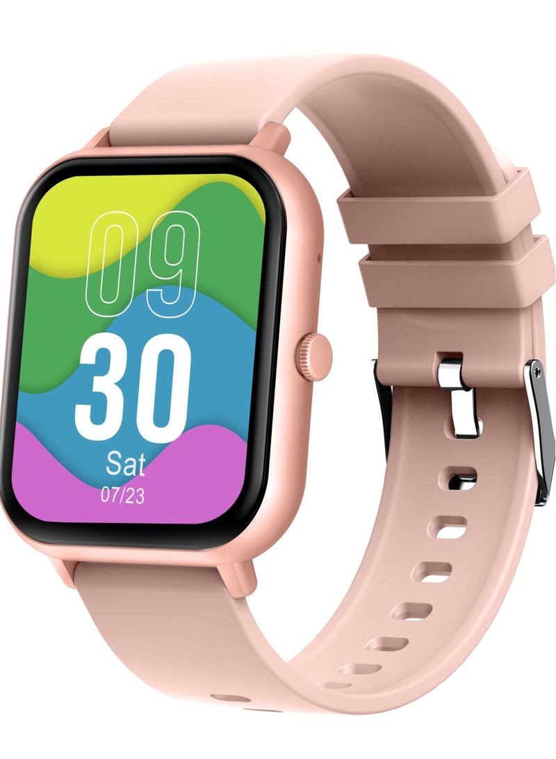 AI Voice Assistant Smart Watch for Women Men, Fitness Trackers with Blood Pressure and Heart Rate Monitor, Adjustable Silicone Straps Watch, Compatible iPhone, Android Phones