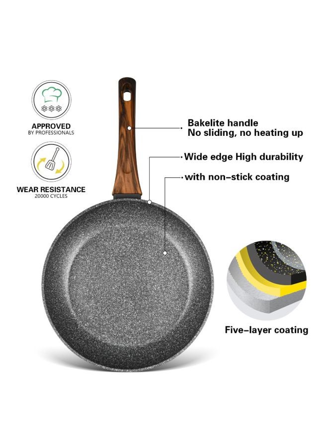 Frying Pan Aluminum With Non-Stick Coating Capella Series With Induction Bottom Black/Brown 26cm
