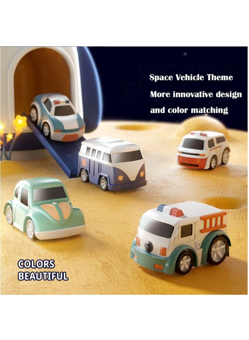 Car Adventure Toy,Space Theme Rescue Race Track Toys,Preschool Vehicle Playset Gifts,Puzzle Car Toys for Kids