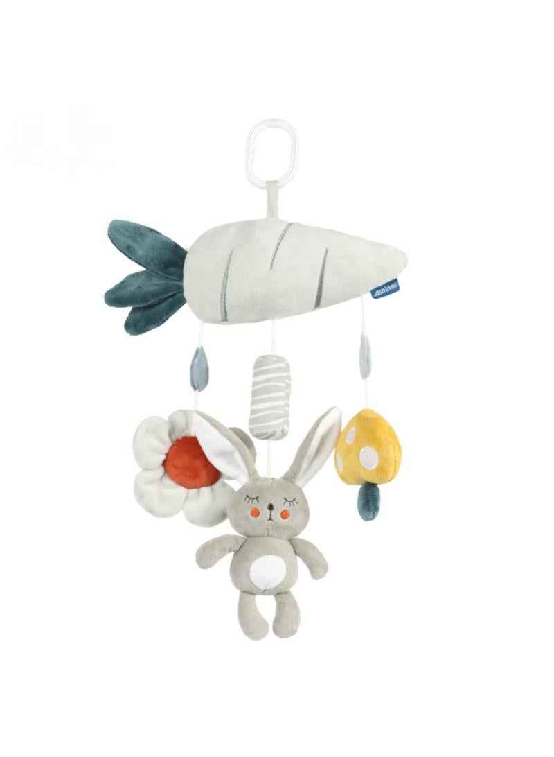 Baby Grey Bedbell Children's Animal Windbell Car Hanging Rotating Bedhead Bell Baby Toy