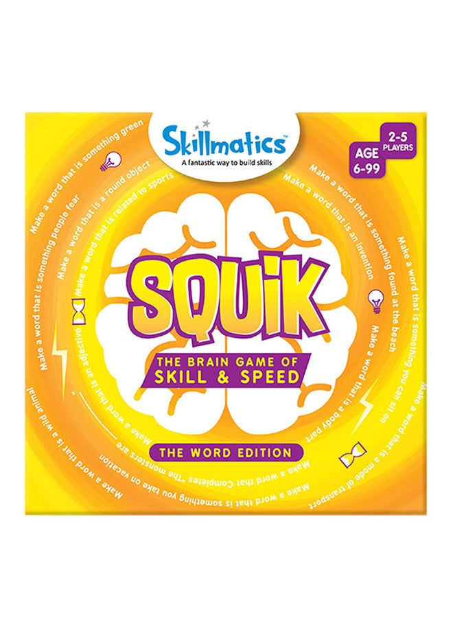 Squik Word Edition Activity Mat