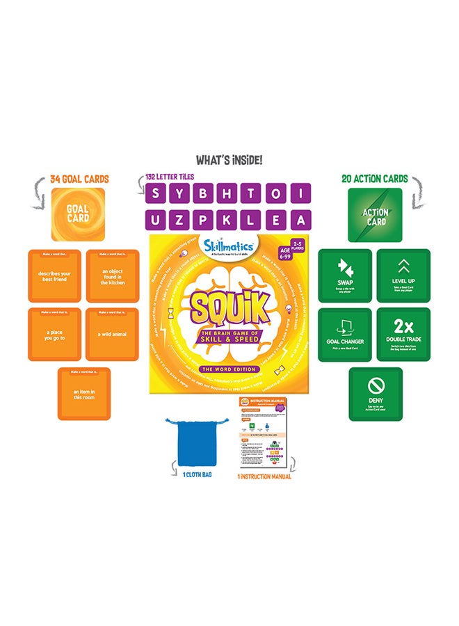 Squik Word Edition Activity Mat