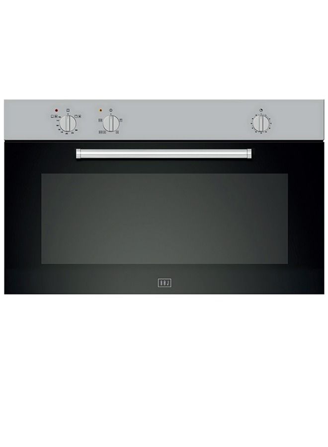 BOJ Built In 90CM Gas Oven OVG 9591BX Stainless Steel With black glass Multifunction Gas cooker With 6 Cooking Functions High Quality LPG Cooker Made In Italy