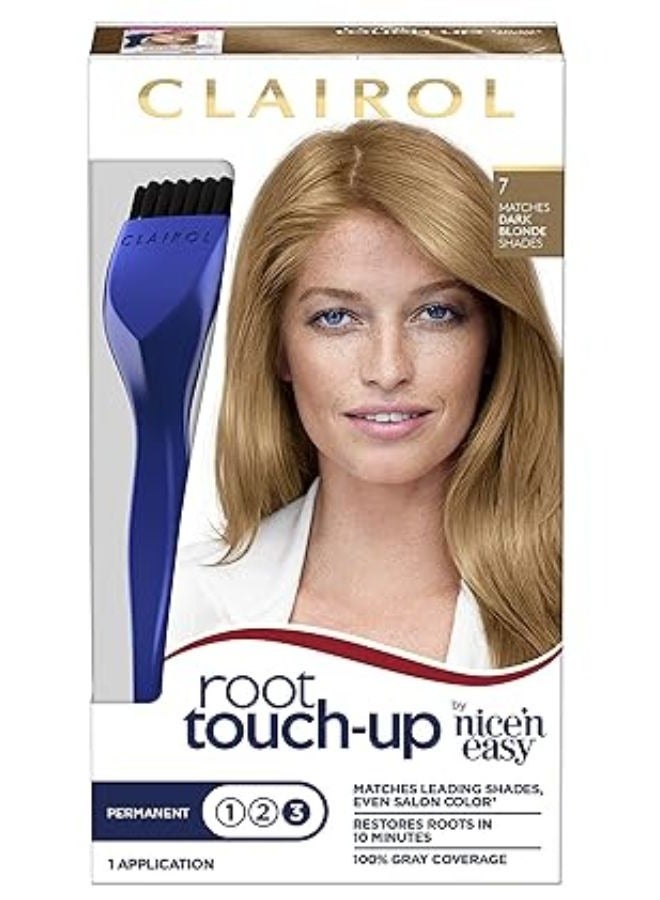 Touch-Up Permanent Hair Dye, 7 Dark Blonde Hair Color