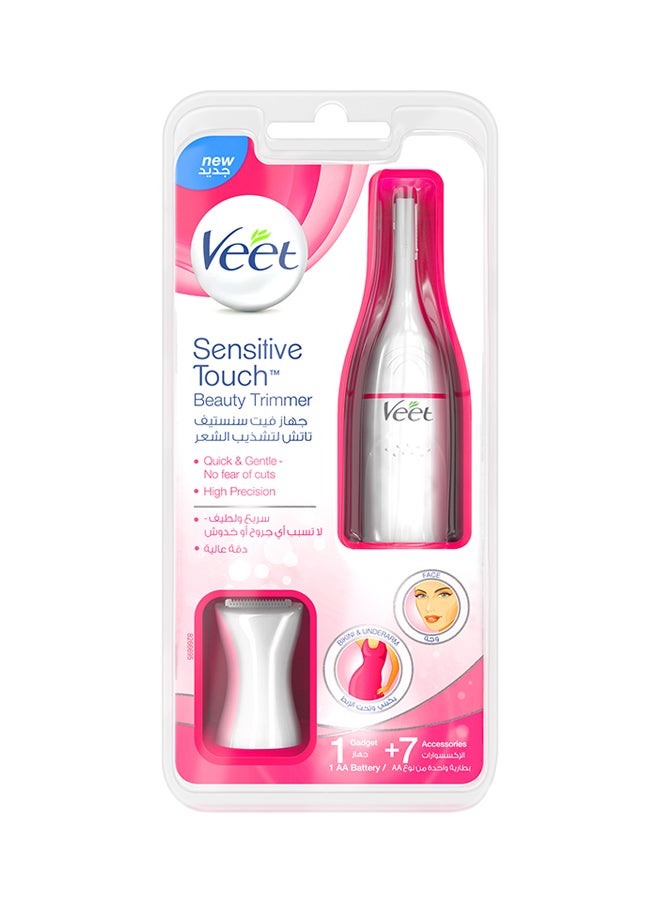 Sensitive Touch Beauty Trimmer White
