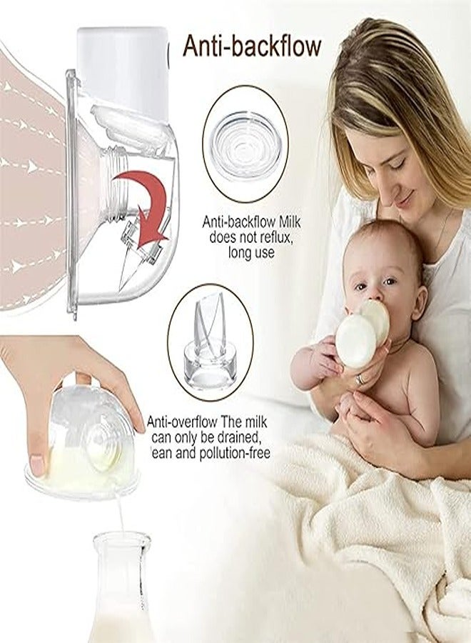 Wearable Double Electric Breast Pump, Low Noise, Smart Display, 2 Modes 9 Levels