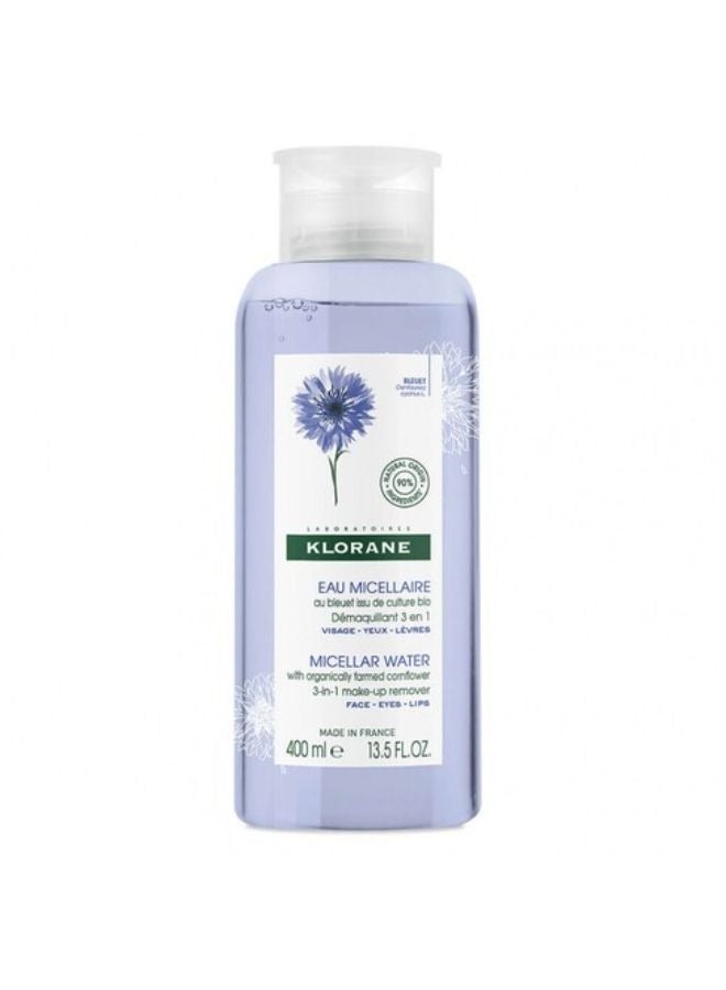 MICELLAR WATER WITH FARMED CORNFLOWER 400ML