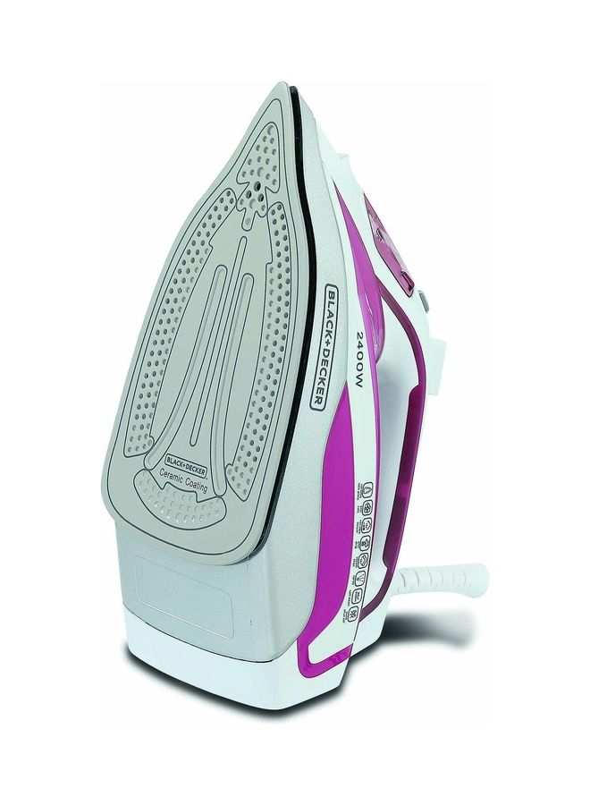 Steam Iron 380 ml 2400 W X2400-B5 Pink/White