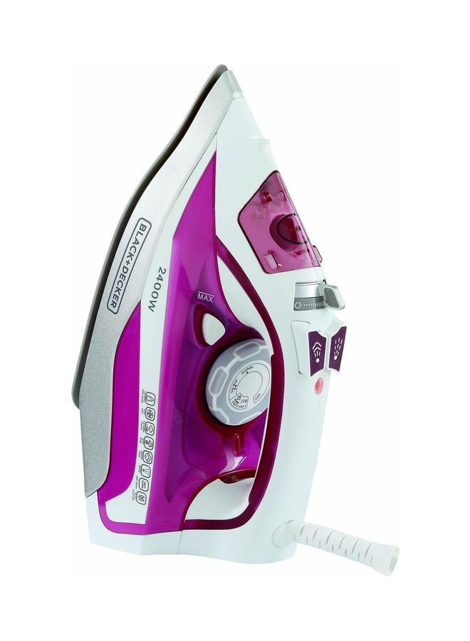 Steam Iron 380 ml 2400 W X2400-B5 Pink/White