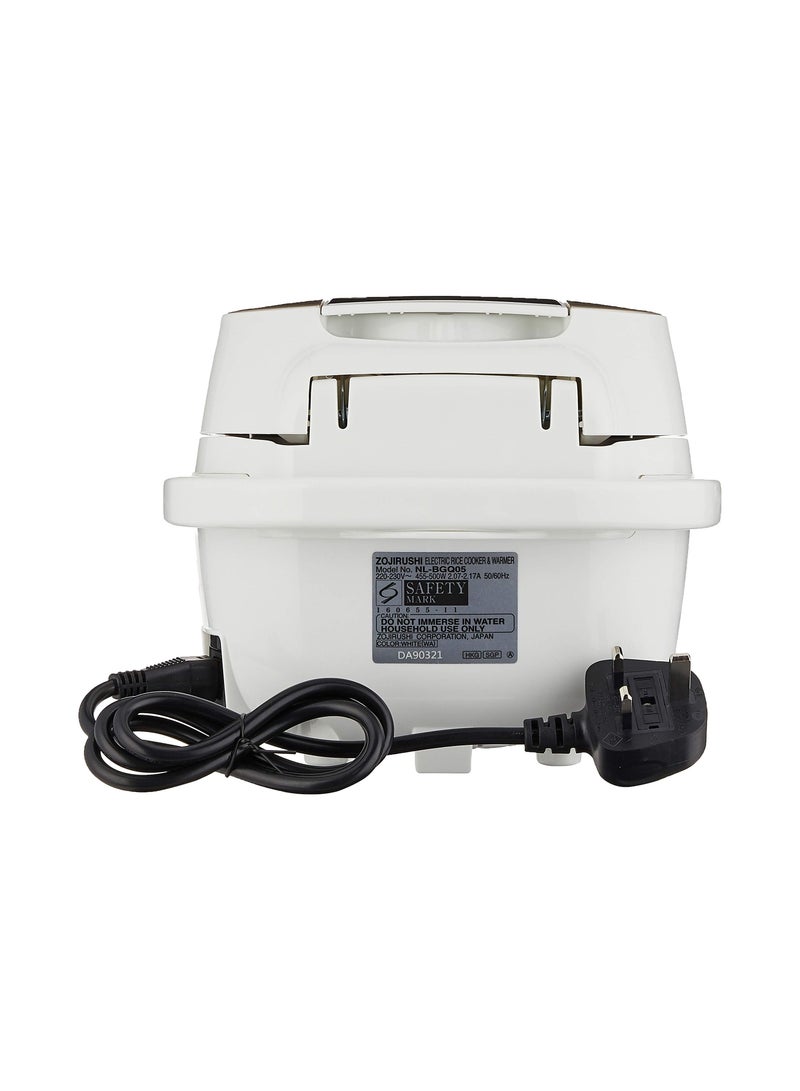 Electronic Rice cooker/ warmer 0.5 ltr, White