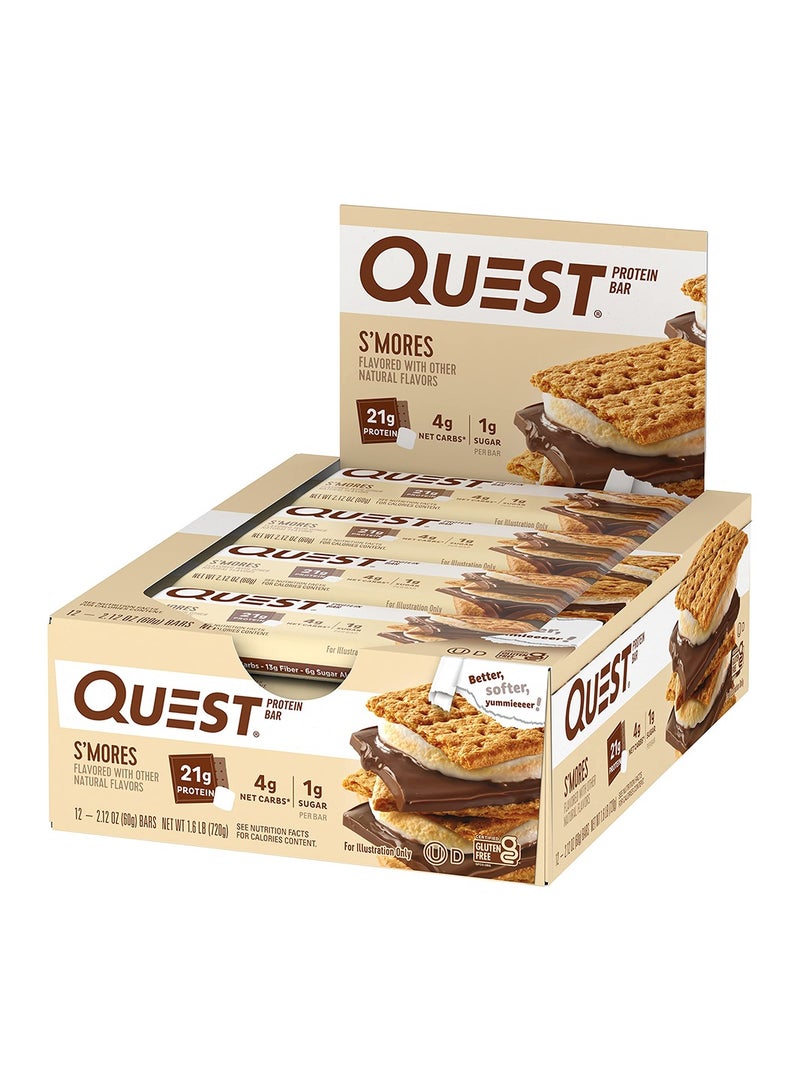 Protein Bar S’Mores  60g Pack Box 12