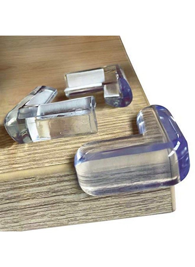 Clear Corner Protectors ; High Resistant Adhesive Gel ; Best Baby Proof Corner Guards ; Stop Child Head Injuries ; Tables Furniture & Sharp Corners Baby Proofing (20Pack)