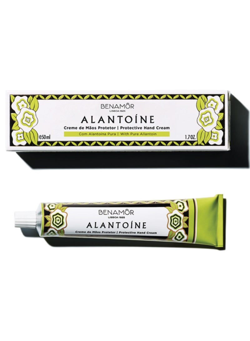 Benamor Alantoine Protective Hand Cream With Allantoin Glycerin Beeswax Refreshing Lemon Scent Iconic Benamor Hand Cream Paraben Free 50ml