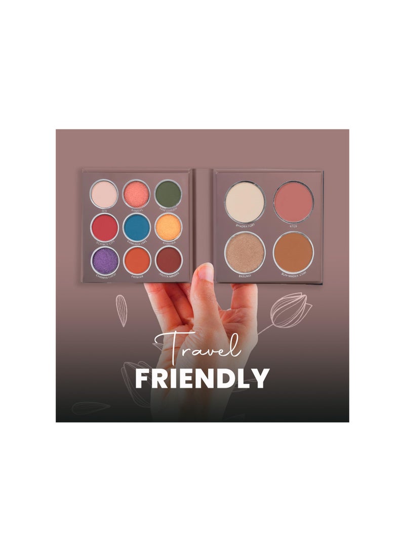 MARS The City Paradise Makeup Kit Highly Pigmented and Blendable Powder