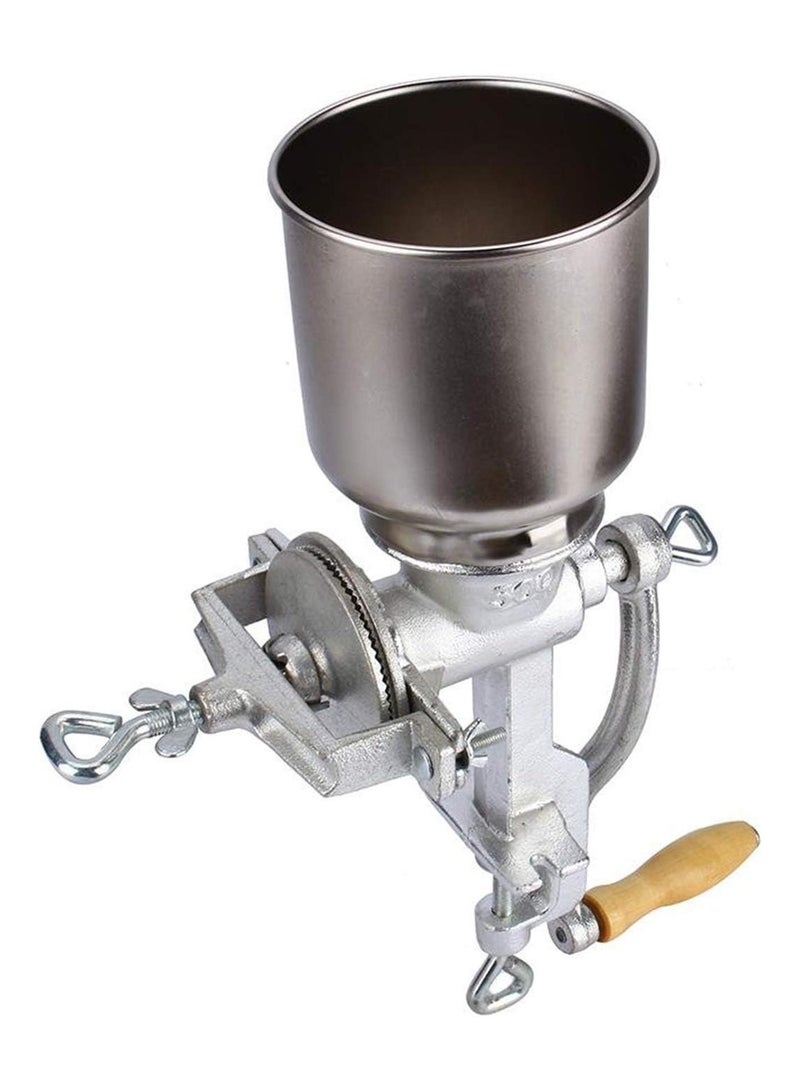 Manual grain grinder hand crank grain mill stainless steel home kitchen grinding tool for coffee corn rice