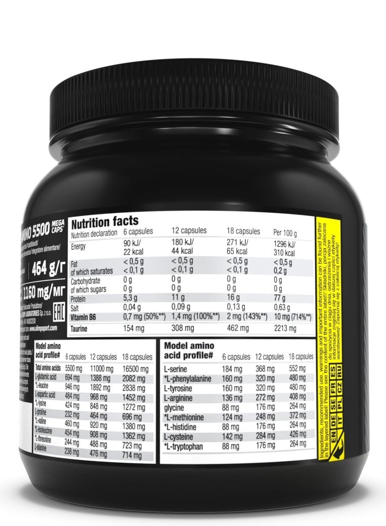 Anabolic Amino 5500 Amino System Formula 400 Capsules