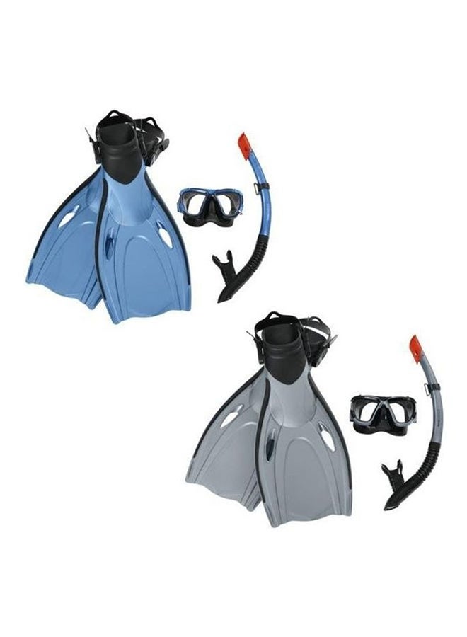 Hydro-Pro BlackSea Snorkel & Fin Set L/XL 57cm