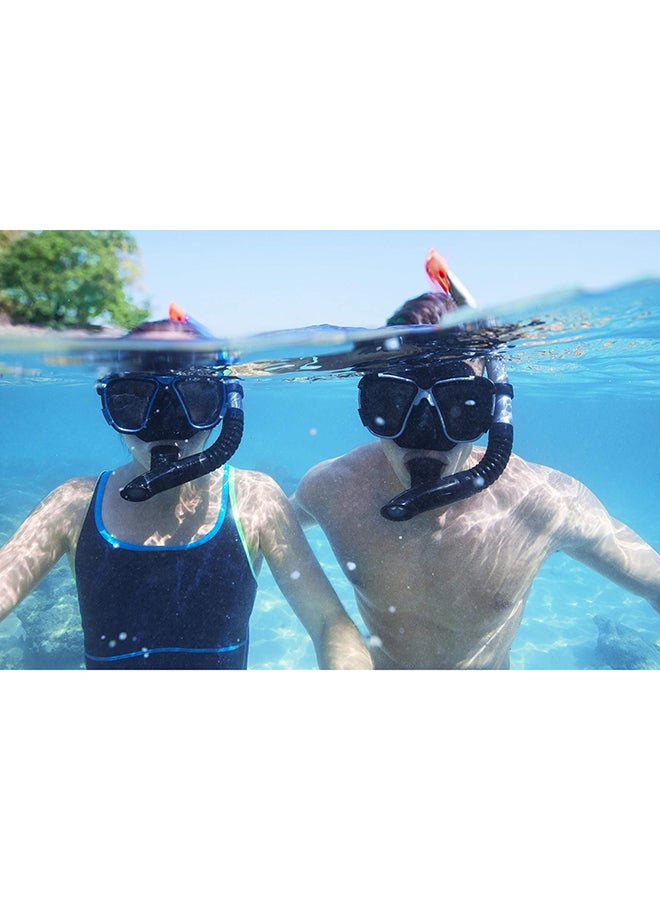 Hydro-Pro BlackSea Snorkel & Fin Set L/XL 57cm