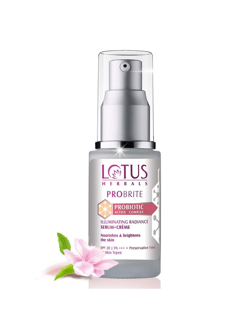 Lotus Herbals Probrite Illuminating Radiance Serum+Crème, 30 ml