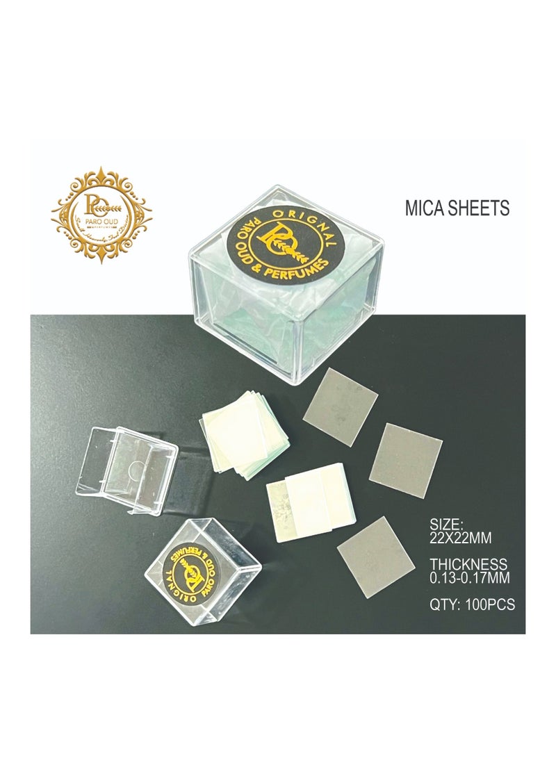 Mica Sheets for Bakhoor incense 100 pcs