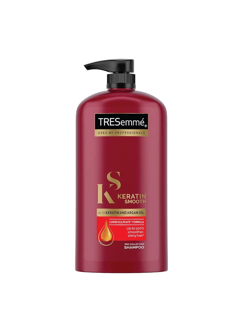 TRESemme Keratin Smooth Shampoo With Keratin Argan Oil for Straighter Shinier Hair