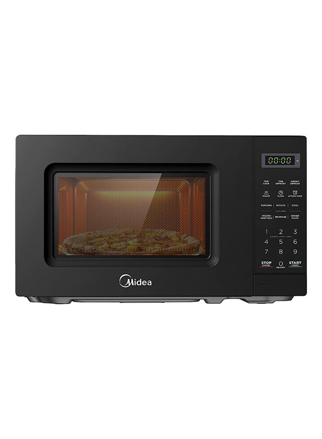 Solo Microwave Oven with Digital Touch Control,Child Lock, Memory Function, Defrost-by-weight-or-time, Fast Reheat, Push Button Door Opening, Best for Home & Office 20 L EM721BK Black
