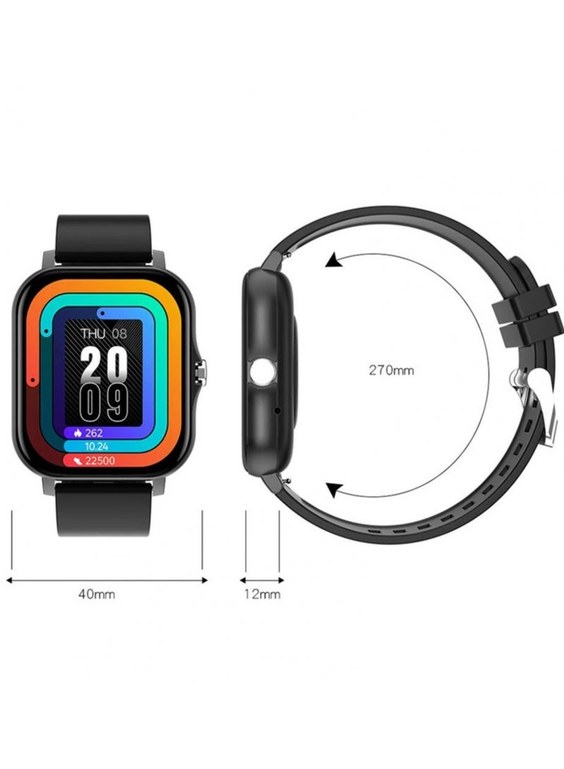 Y13 Multifunctional Smart Watch, 1.7 Inch Full Touch Screen IP67 Waterproof 3D Activity Sensor, Real-Time Heart Rate Measurement, Sleep Monitoring