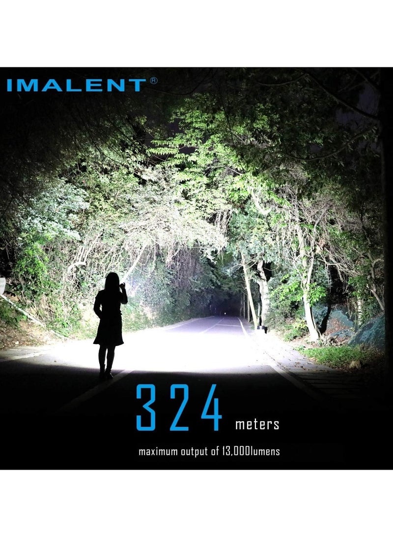 MS03 Tactical Flashlight 13000 Lumens LED Flashlight Uses 3 Pcs CREE XHP70 LEDs  Powerful Handlight for Camping